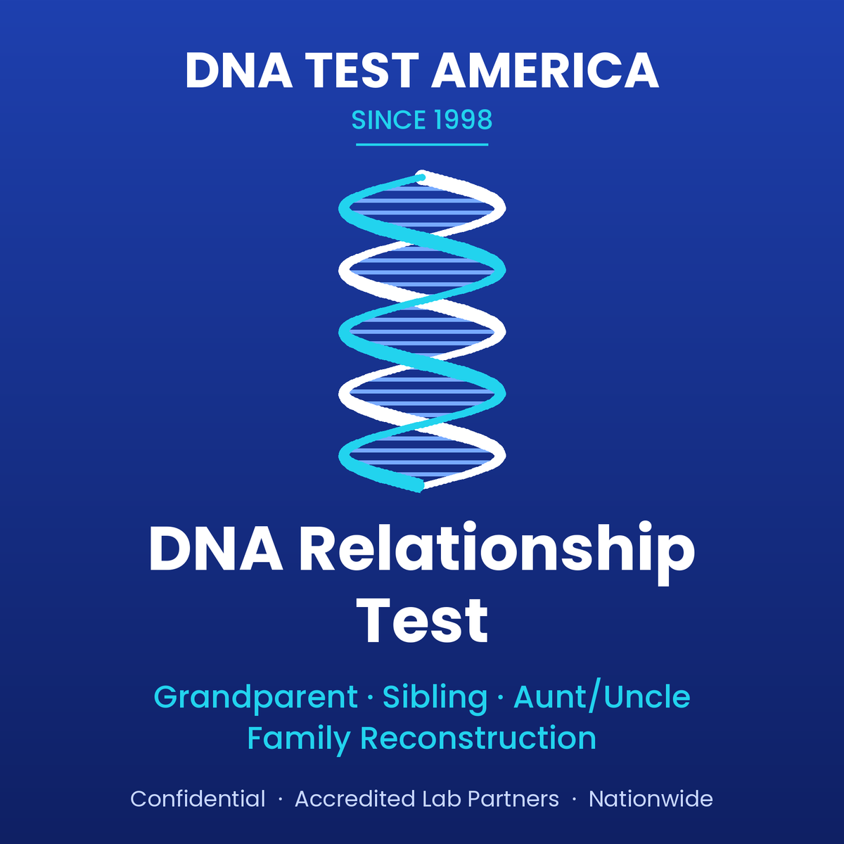 DNA Relationship Test: Grandparent, Sibling, Aunt/Uncle and Family Reconstruction